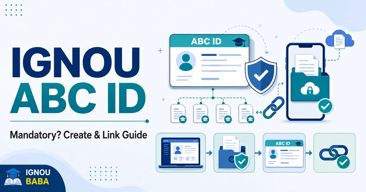 IGNOU ABC ID creation and account linking guide