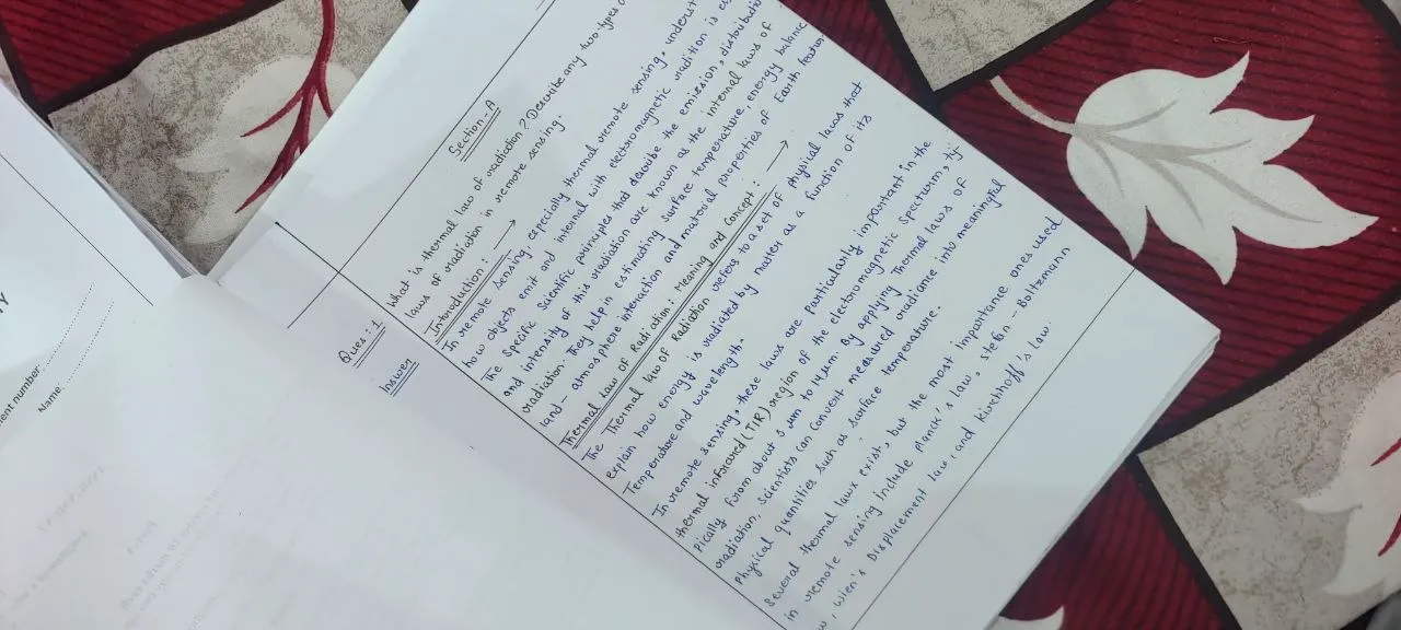 Handwritten IGNOU assignment on A4 plain sheet