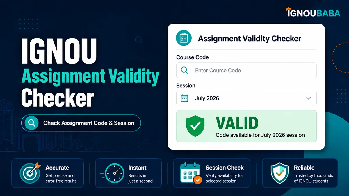 IGNOU Assignment Validity Checker